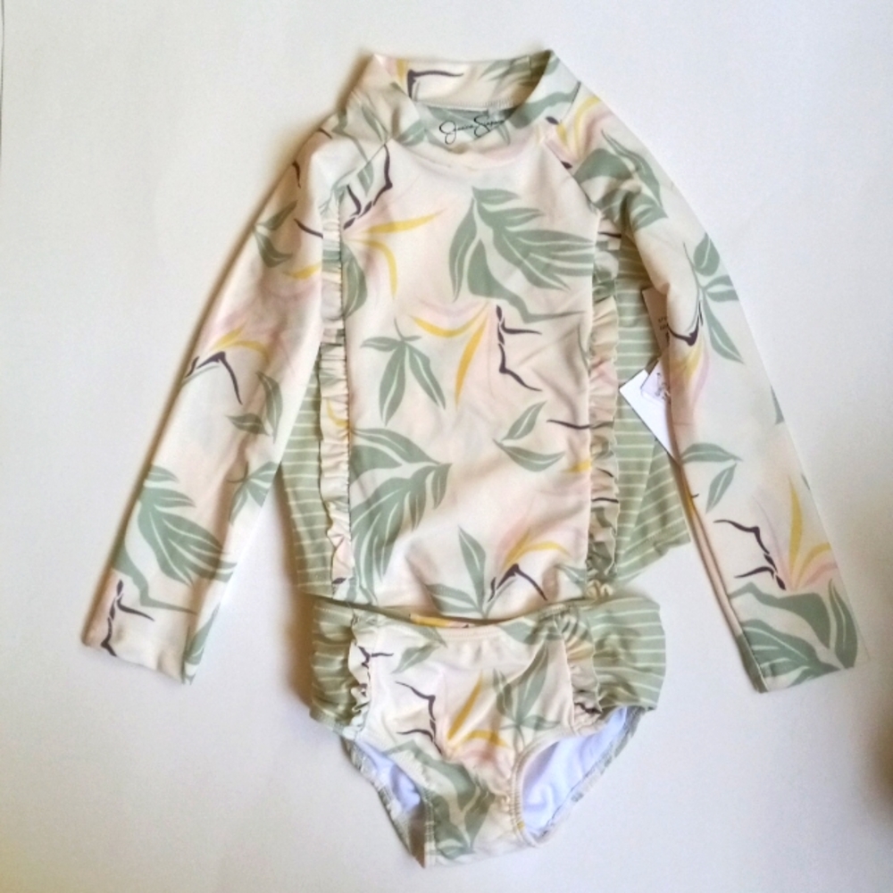 JESSICA SIMPSON 2 PIECE GIRLS SWIM SUIT